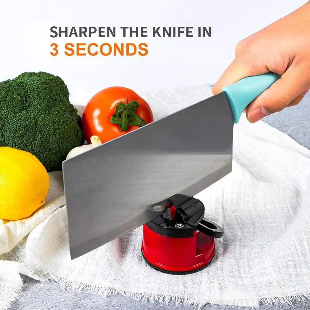 Knife Sharpener for Sharpening Kitchen Knives Professional Chef Tool Power Grip